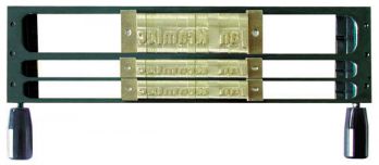 Рамка 1L9 / 2L4   комбинированная из 3 строк (1 строка для шрифта 9 мм, 2 и 3 строки - для шрифта 4 мм)